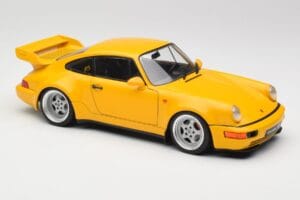 Porsche 911 964 3.8 RS Speed Yellow Solido 1:18 S1803401 Metal - imaginea 5 din 7