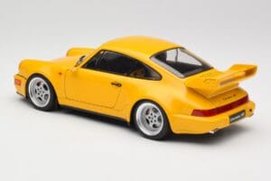 Porsche 911 964 3.8 RS Speed Yellow Solido 1:18 S1803401 Metal - imaginea 6 din 7