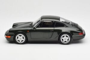 Porsche 911 964 Carrera 4 Verde Metalizat Norev 1:18 187321 Metal - imaginea 4 din 8