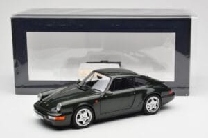 Porsche 911 964 Carrera 4 Verde Metalizat Norev 1:18 187321 Metal - imaginea 8 din 8