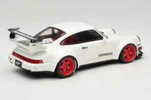 Porsche 911 964 RWB Hoonigan Alb GT Spirit 1:18 GT732 Rășină - imaginea 2 din 6