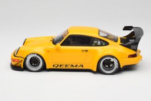 Porsche 911 964 RWB Keema Yellow GT Spirit 1:18 GT492 Rășină - imaginea 3 din 6
