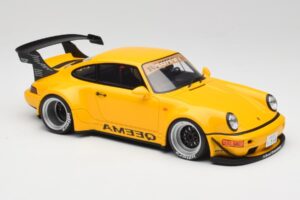Porsche 911 964 RWB Keema Yellow GT Spirit 1:18 GT492 Rășină - imaginea 4 din 6