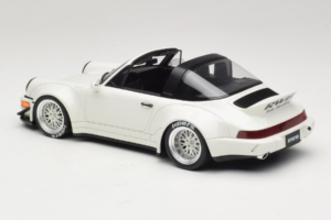 Porsche 911 964 RWB Targa Alb GT Spirit 1:18 GT188 Rășină - imaginea 5 din 6