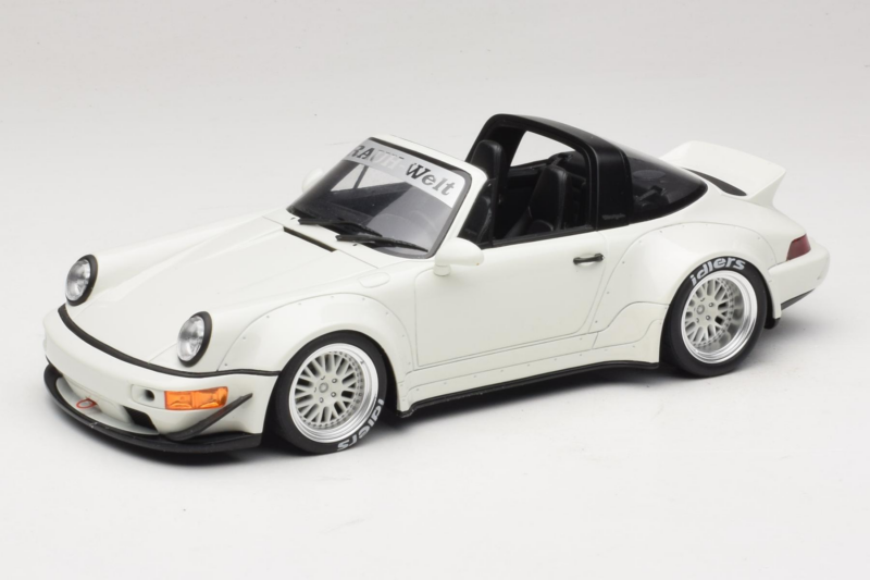 Porsche 911 964 RWB Targa Alb GT Spirit 1:18 GT188 Rășină