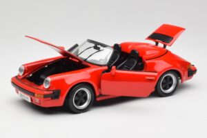 Porsche 911 964 Speedster Roșu Maisto 1:18 37800-M2 Metal - imaginea 2 din 8