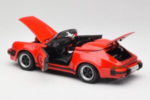 Porsche 911 964 Speedster Roșu Maisto 1:18 37800-M2 Metal - imaginea 5 din 8