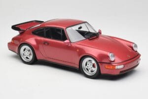 Porsche 911 964 Turbo Roșu Minichamps 1:18 155069102 Metal - imaginea 4 din 6