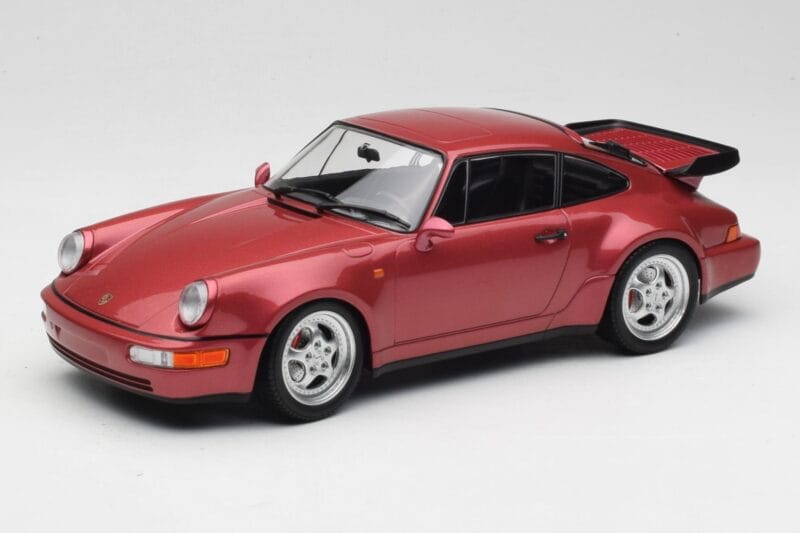 Porsche 911 964 Turbo Roșu Minichamps 1:18 155069102 Metal