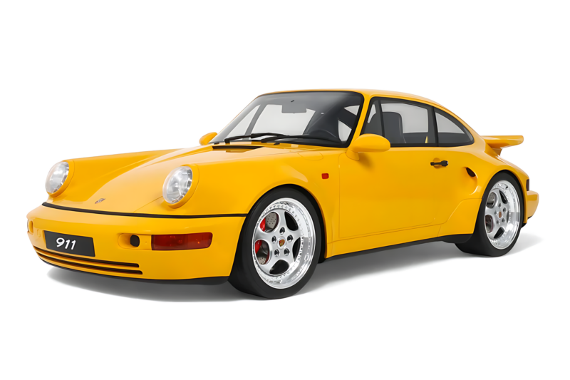 Porsche 911 964 Turbo S Speed Yellow GT Spirit 1:8 GTS801701 Rășină