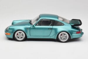 Porsche 911 964 Turbo Wimbledon Green Metallic Solido 1:18 S1803407 Metal - imaginea 4 din 8