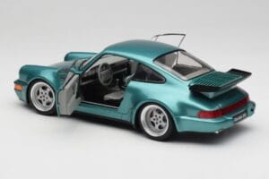Porsche 911 964 Turbo Wimbledon Green Metallic Solido 1:18 S1803407 Metal - imaginea 5 din 8