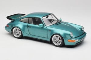Porsche 911 964 Turbo Wimbledon Green Metallic Solido 1:18 S1803407 Metal - imaginea 6 din 8