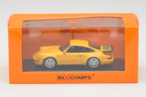 Porsche 911 964 Turbo Galben MaxiChamps 1:43 940069104 Metal - imaginea 4 din 4