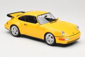 Porsche 911 964 Turbo Galben Minichamps 1:18 155069100 Metal - imaginea 4 din 6