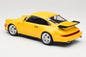 Porsche 911 964 Turbo Galben Minichamps 1:18 155069100 Metal - imaginea 5 din 6