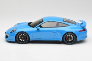 Porsche 911 991 Carrera 4S Aerokit Albastru GT Spirit 1:18 GT085 Rășină - imaginea 3 din 6