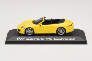 Porsche 911 991 Carrera 4S Cabriolet Galben Minichamps 1:43 WAP0201120C Metal