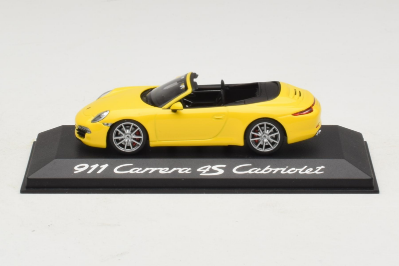 Porsche 911 991 Carrera 4S Cabriolet Galben Minichamps 1:43 WAP0201120C Metal