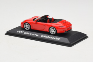 Porsche 911 991 Carrera Cabriolet Roșu Minichamps 1:43 WAP0200120C Metal - imaginea 3 din 4