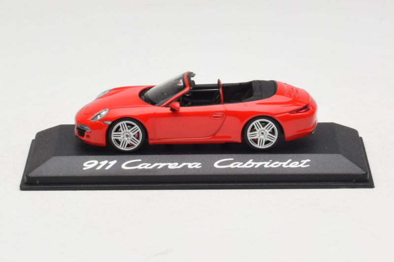Porsche 911 991 Carrera Cabriolet Roșu Minichamps 1:43 WAP0200120C Metal