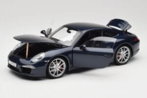Porsche 911 991 Carrera S Blue Metallic Minichamps 1:18 WAP0210200C Metal - imaginea 2 din 8