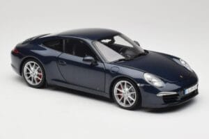Porsche 911 991 Carrera S Blue Metallic Minichamps 1:18 WAP0210200C Metal - imaginea 6 din 8