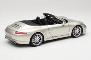 Porsche 911 991 Carrera S Cabriolet GT Argintiu Metalic Minichamps 1:18 100061030 Metal - imaginea 3 din 8