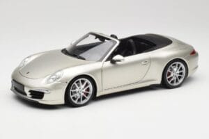 Porsche 911 991 Carrera S Cabriolet GT Argintiu Metalic Minichamps 1:18 100061030 Metal