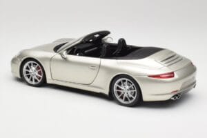 Porsche 911 991 Carrera S Cabriolet GT Argintiu Metalic Minichamps 1:18 100061030 Metal - imaginea 7 din 8