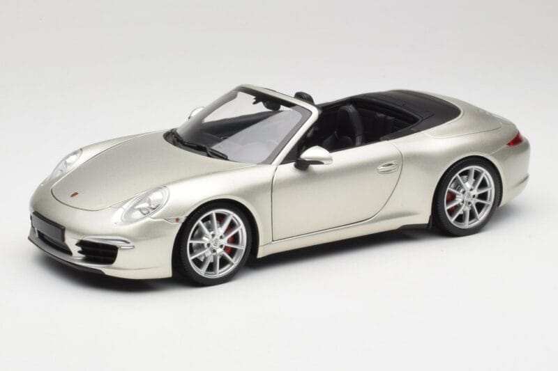 Porsche 911 991 Carrera S Cabriolet GT Argintiu Metalic Minichamps 1:18 100061030 Metal