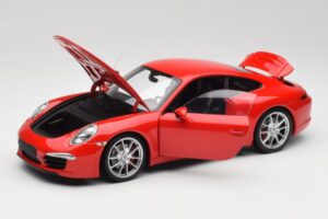 Porsche 911 991 Carrera S Guards Roșu Minichamps 1:18 100061020 Metal - imaginea 2 din 8