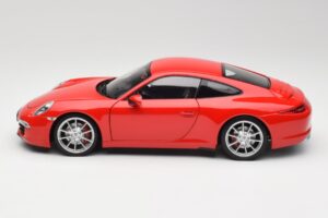 Porsche 911 991 Carrera S Guards Roșu Minichamps 1:18 100061020 Metal - imaginea 4 din 8