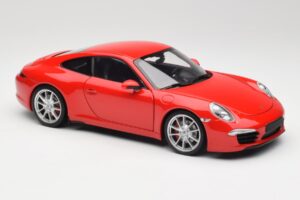 Porsche 911 991 Carrera S Guards Roșu Minichamps 1:18 100061020 Metal - imaginea 6 din 8