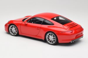 Porsche 911 991 Carrera S Guards Roșu Minichamps 1:18 100061020 Metal - imaginea 7 din 8