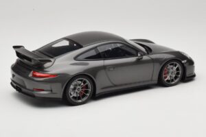 Porsche 911 991 GT3 Grey Metallic Minichamps 1:18 110062720 Metal - imaginea 3 din 8