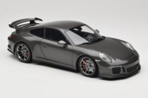 Porsche 911 991 GT3 Grey Metallic Minichamps 1:18 110062720 Metal - imaginea 6 din 8