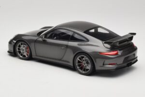 Porsche 911 991 GT3 Grey Metallic Minichamps 1:18 110062720 Metal - imaginea 7 din 8