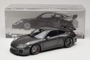 Porsche 911 991 GT3 Grey Metallic Minichamps 1:18 110062720 Metal - imaginea 8 din 8