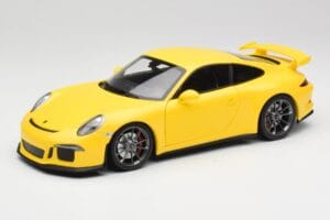 Porsche 911 991 GT3 Racing Galben & Jante Argintii Minichamps 1:18 110062722 Metal