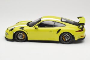 Porsche 911 991.1 GT3 RS Lizard Green & Stripes Minichamps 1:18 155066224 Metal - imaginea 3 din 6