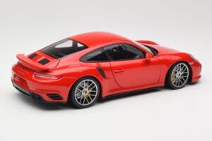 Porsche 911 991 Turbo S Guards Red Minichamps 1:18 110067122 Metal - imaginea 3 din 8