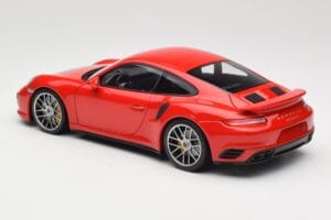 Porsche 911 991 Turbo S Guards Red Minichamps 1:18 110067122 Metal - imaginea 7 din 8