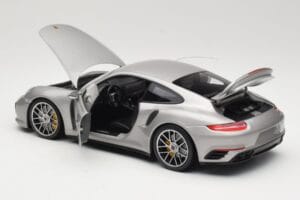 Porsche 911 991 Turbo S Argintiu Minichamps 1:18 113067126 Metal - imaginea 5 din 8