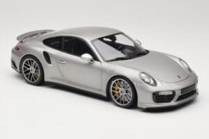 Porsche 911 991 Turbo S Argintiu Minichamps 1:18 113067126 Metal - imaginea 6 din 8