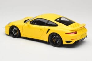 Porsche 911 991 Turbo S Galben Cu Jante Negre Minichamps 1:18 110062321 Metal - imaginea 7 din 8