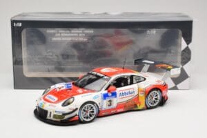 Porsche 911 991.1 GT3 R #3 Frikadelli Racing N. Siedler / K. Abbelen / S. Schmitz 24 Hours of Nurburgring 2016 Minichamps 1:1 - imaginea 6 din 6