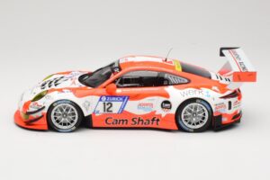 Porsche 911 991.1 GT3 R Manthey Racing #12 F. Klohs / P. Renauer 24 Hours Nurburgring 2017 Minichamps 1:18 155176912 Metal - imaginea 3 din 6