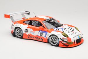Porsche 911 991.1 GT3 R Manthey Racing #12 F. Klohs / P. Renauer 24 Hours Nurburgring 2017 Minichamps 1:18 155176912 Metal - imaginea 4 din 6