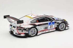 Porsche 911 991.1 GT3 R #21 WTM Racing J. Stursberg / V. Krumbach 24h Nurburgring 2016 Minichamps 1:18 155166021 Metal - imaginea 2 din 6